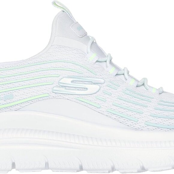 Women's Mesh Slip-in Sneakers Lightweight Comfort Low-Impact Walking Shoes - Picture 4 of 5